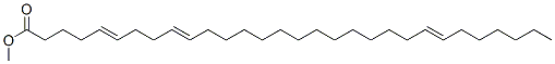 5,9,23-Tricontatrienoic acid, methyl ester Structure