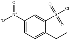 2-에틸-5-니트로페닐설포닐클로라이드 구조식 이미지
