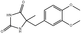 5-Methyl-5-veratrylhydantoin Structure