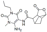 3,5-Methano-2H-cyclopenta[b]furan-7-carboxamide,  N-(6-amino-1,2,3,4-tetrahydro-1-methyl-2,4-dioxo-3-propyl-5-pyrimidinyl)hexahydro-2-oxo- 구조식 이미지