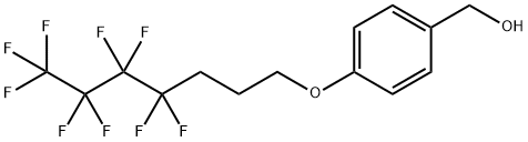 4-(1H,1H,2H,2H,3H,3H-PERFLUOROHEPTYLOXY)BENZYL ALCOHOL Structure