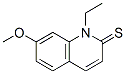 2(1H)-퀴놀린티온,1-에틸-7-메톡시- 구조식 이미지