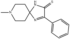 8-Methyl-3-phenyl-1,4,8-triazaspiro[4.5]dec-3-ene-2-thione Structure