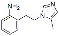 Benzenamine, 2-[2-(5-methyl-1H-imidazol-1-yl)ethyl]- (9CI) 구조식 이미지
