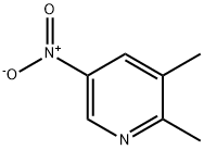 2,3-dimethyl-5-nitropyridine Structure