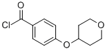 4-(Tetrahydropyran-4-yloxy)benzoyl chloride Structure