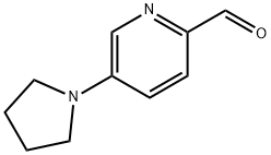 5-Pyrrolidin-1-ylpyridine-2-carbaldehyde 구조식 이미지