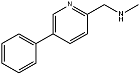 N-메틸(5-페닐피리드-2-일)메틸아민 구조식 이미지