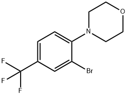 4-[2-Bromo-4-(trifluoromethyl)phenyl]morpholine Structure