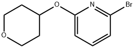 2-브로모-6-(테트라하이드로피란-4-일옥시)피리딘 구조식 이미지