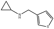 N-(thien-3-ylmethyl)cyclopropanamine Structure