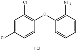 2-(2,4-DICHLOROPHENOXY)ANILINE HYDROCHLORIDE 구조식 이미지