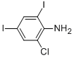 2-CHLORO-4,6-DIIODOANILINE Structure