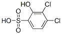 3,4-DICHLORO-2-HYDROXYBENZENEFULFONIC ACID 구조식 이미지