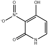 2,4-Dihydroxy-3-nitropyridine 구조식 이미지
