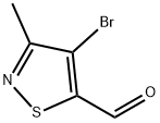 4-Bromo-3-methyl-isothiazole-5-carbaldehyde 구조식 이미지