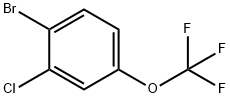 2-Chloro-4-(Trifluoromethoxy)Bromobenzene 구조식 이미지