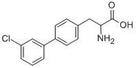 DL-2-AMINO-3-(3'-CHLORO-BIPHENYL-4-YL)-PROPIONIC ACID Structure