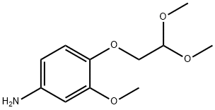 4-(2,2-diMethoxyethoxy)-3-Methoxyaniline Structure
