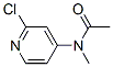 아세트아미드,N-(2-클로로-4-피리디닐)-N-메틸- 구조식 이미지