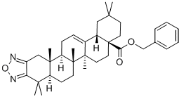 올레안-12-에노[2,3-c][1,2,5]옥사디아졸-28-오산페닐메틸에스테르 구조식 이미지