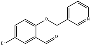 5-BROMO-2-(PYRIDIN-3-YLMETHOXY)BENZALDEHYDE Structure
