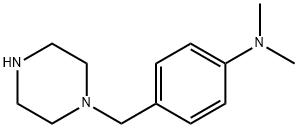 N,N-Dimethyl-N-[4-(piperazin-1-ylmethyl)phenyl]-amine Structure