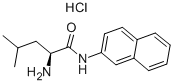 L-류신 베타-나프틸아마이드 수화염화물 구조식 이미지
