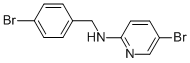 5-BROMO-N-[(4-BROMOPHENYL)METHYL]-2-PYRIDINAMINE Structure