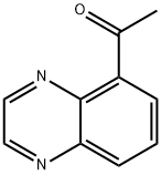 Ethanone,  1-(5-quinoxalinyl)- Structure