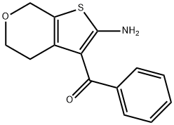 (2-AMino-5,7-dihydro-4H-thieno[2,3-c]pyran-3-yl)(phenyl)Methanone Structure