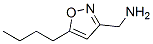 3-Isoxazolemethanamine,  5-butyl- Structure