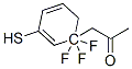 1,1,1-trifluoro-3-mercaptophenylacetone Structure