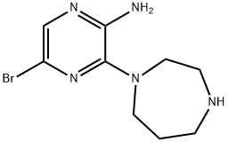 5-BROMO-3-[1,4]DIAZEPAN-1-YL-PYRAZIN-2-YLAMINE Structure