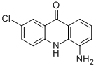 5-아미노-2-클로로-10H-아크리딘-9-원 구조식 이미지