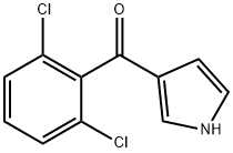 2,6-디클로로페닐-(1H-피롤-3-일)메탄온 구조식 이미지