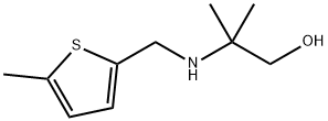 2-methyl-2-{[(5-methyl-2-thienyl)methyl]amino}-1-propanol Structure
