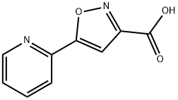 5-(2-Pyridyl)isoxazole-3-carboxylic Acid Structure