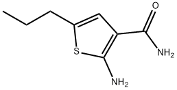 2-AMINO-5-PROPYLTHIOPHENE-3-CARBOXAMIDE Structure