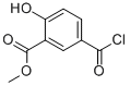 벤조산,5-(클로로카르보닐)-2-히드록시-,메틸에스테르(9CI) 구조식 이미지