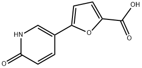 5-(6-히드록시피리딘-3-일)-푸란-2-카르복실산 구조식 이미지