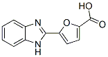 5-(1H-벤즈이미다졸-2-일)-푸란-2-카르복실산 구조식 이미지