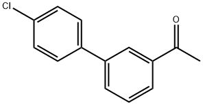 1-(4'-Chlorobiphenyl-3-yl)ethan-1-one, 3-(4-Chlorophenyl)acetophenone Structure