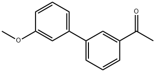 1-(3'-Methoxybiphenyl-3-yl)ethan-1-one, 3-(3-Methoxyphenyl)acetophenone 구조식 이미지