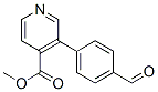 3-(4-Formyl-phenyl)-isonicotinic acid methyl ester Structure