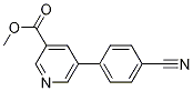 methyl 5-(4-cyanophenyl)pyridine-3-carboxylate Structure