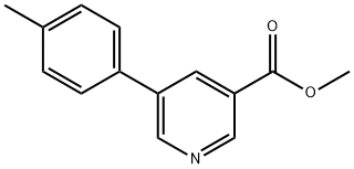 메틸5-p-톨릴피리딘-3-카르복실레이트 구조식 이미지