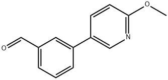 3-(2-Hydroxypyridin-3-yl)benzaldehyde Structure