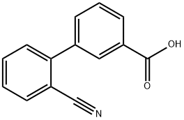 3-(2-Cyanophenyl)benzoic acid Structure