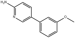 5-(3-메톡시페닐)피리딘-2-aMine 구조식 이미지